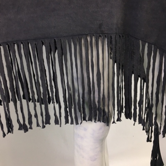 NWT Nostalgia Gray Fringe Dress - Picture 6 of 8